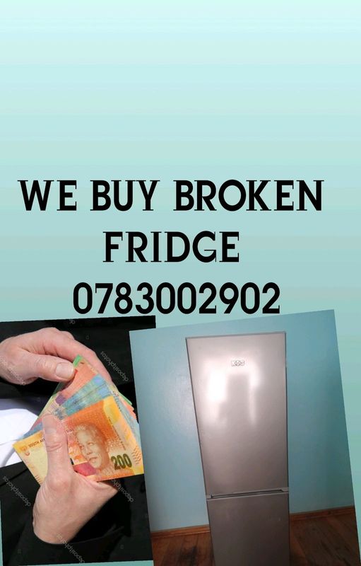 Sell me your damage non-working fridge