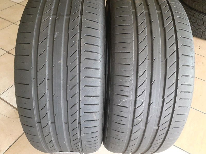 245/45/19 Continental Tyres for Sale. Contact 0739981562