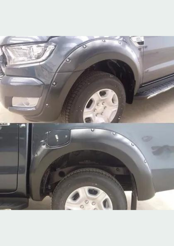 Ford Ranger T7 Wheel Arches/ Fender Flares Smooth w/ Stud