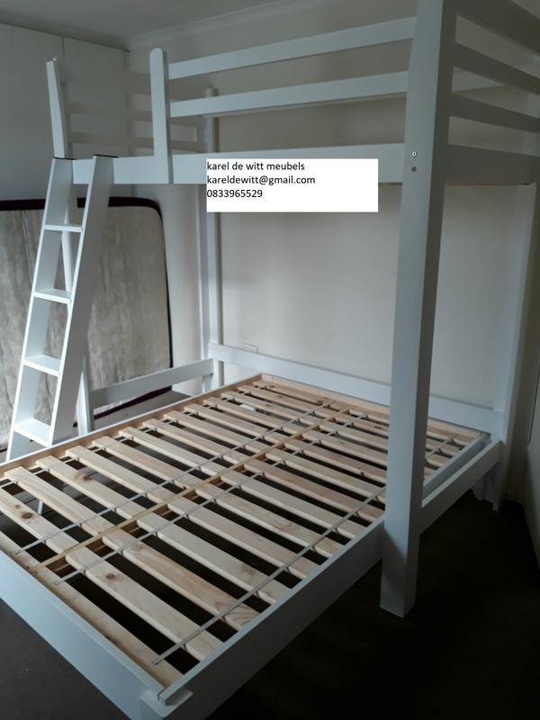 Bunk Loft bed with double bed - new