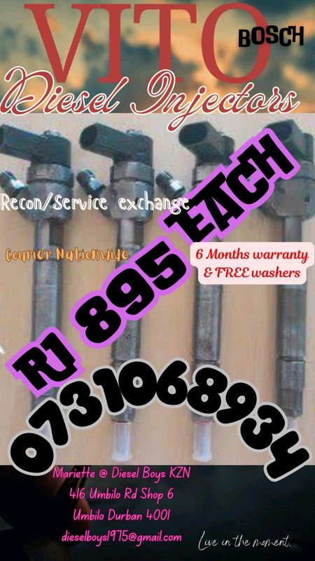 Vito (Bosch) Diesel Injectors