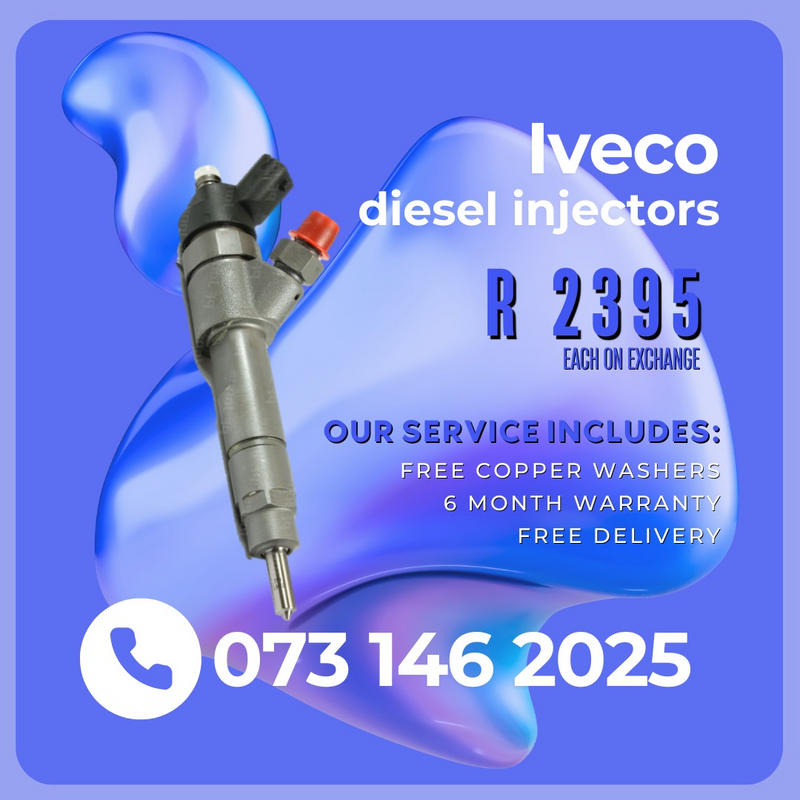 Iveco diesel injectors for sale on exchange we sell on service exchnage or recon your own.