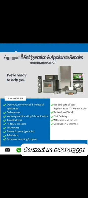 Appliance service repair