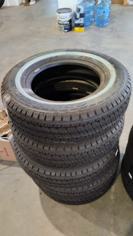 Toyota Quantum White Wall Tyre&#39;s 195R55 BRAND NEW FOR SALE NATIONAL MOTOR SPARES VERULAM