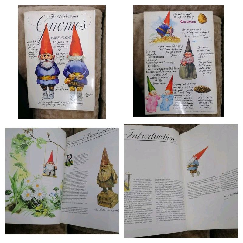Gnomes book The life and times of Gnomes 212 pgs all in color hardback 1976.