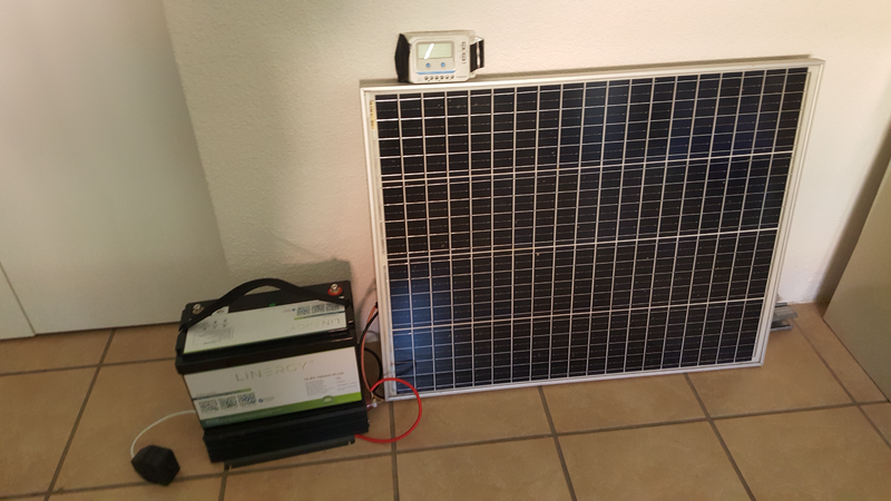 1500w inverter plus 12 volt 108 ah new litium battery ,120w solar panel,plus solar controller