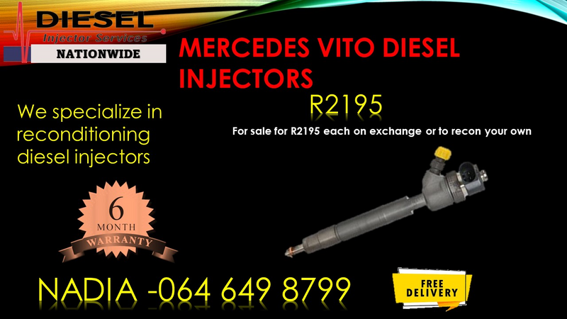 Mercedes Vito diesel injectors for sale on exchange or to recon.