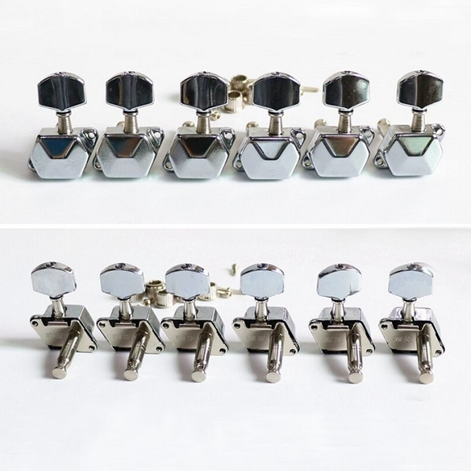 Diamond Back Style Tuners Set of 6 Left (for 8mm holes)
