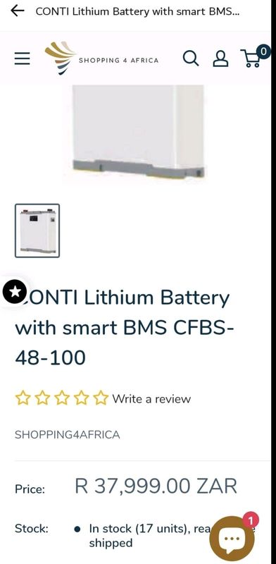 Conti CFBS-48-100 Lithium Battery With Smart BMS