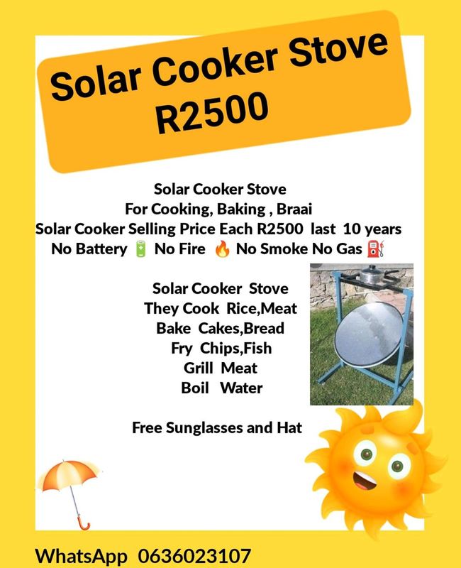 Solar Cooker Stove R2500