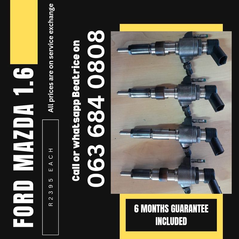 FORD MAZDA PEUGEOT 1.6 DIESEL INJECTORS FOR SALE WITH WARRANTY