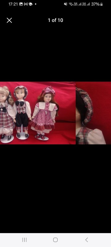 Porcelain Dolls 3 Large this includes a set of twins boy and girl from the USA in 1970&#39;s
