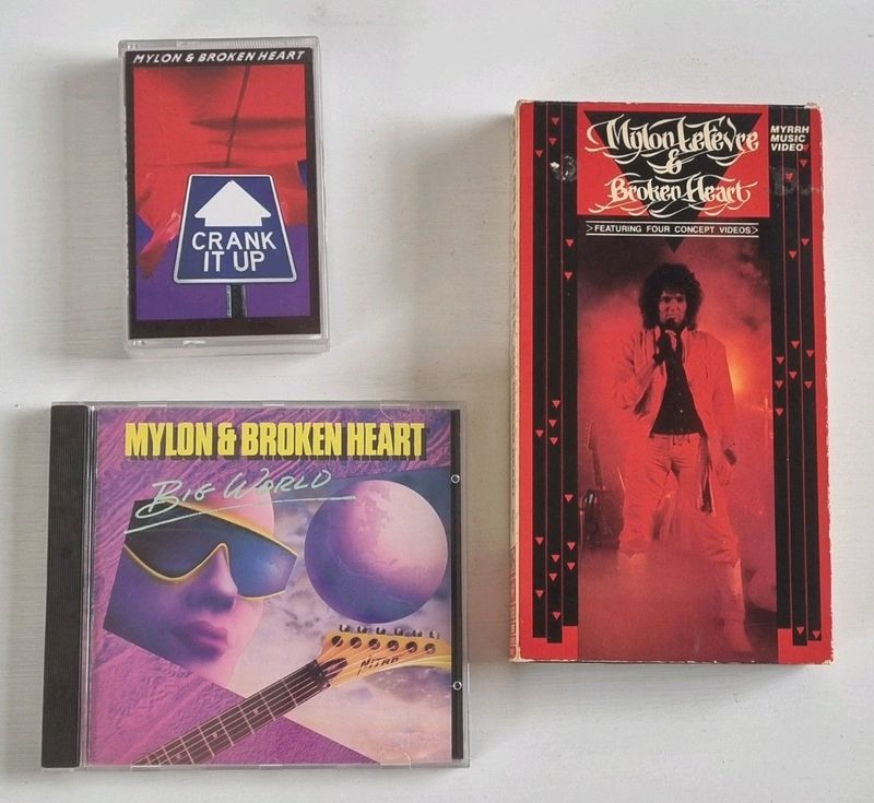 Mylon &amp; Broken heart Video, CD &amp; Cassette for sale: