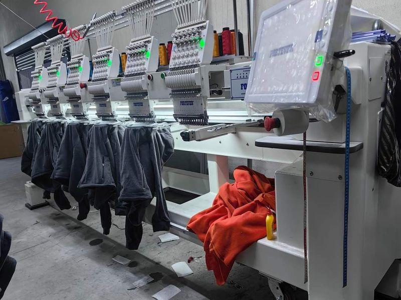 Embroidery machines