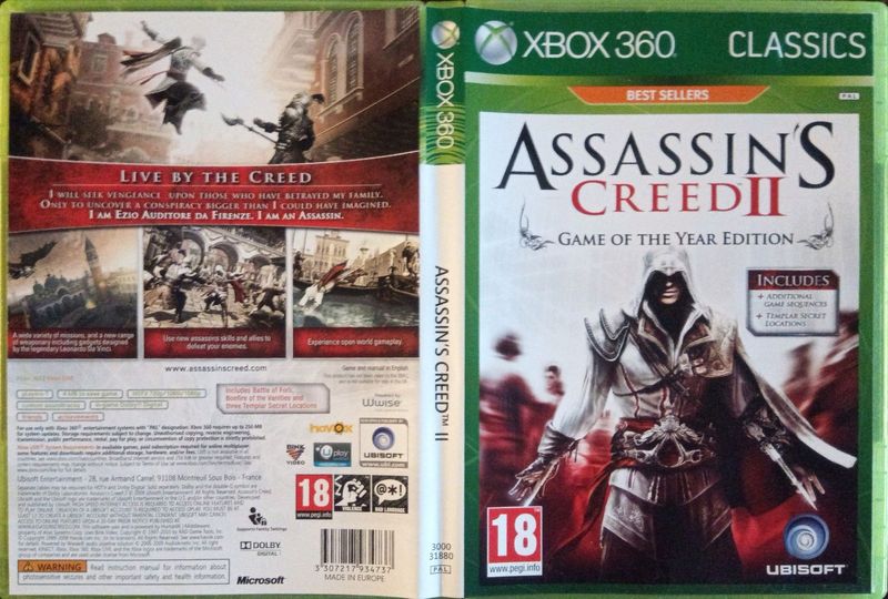 Assassin&#39;s Creed II: Game of the Year Edition - Classics (Xbox 360) for sale at GAMING4GEEKS.