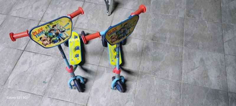 Toy story scooters x 2
