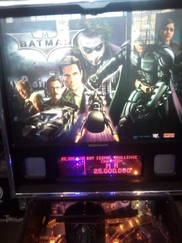 Batman , The Dark Night , a Stern pinball machine , available on order