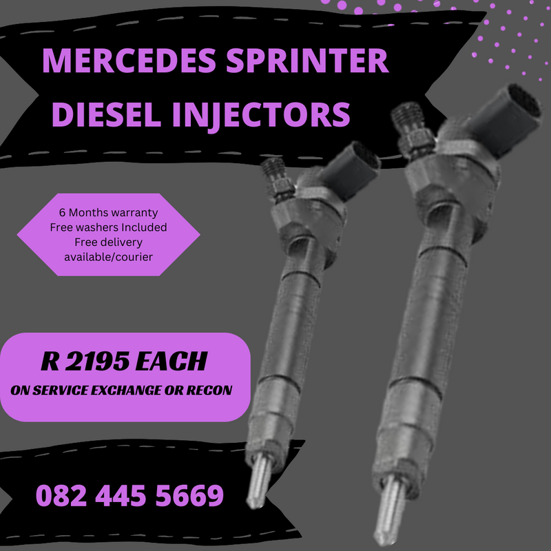 Mercedes Sprinter Diesel Injectors for sale