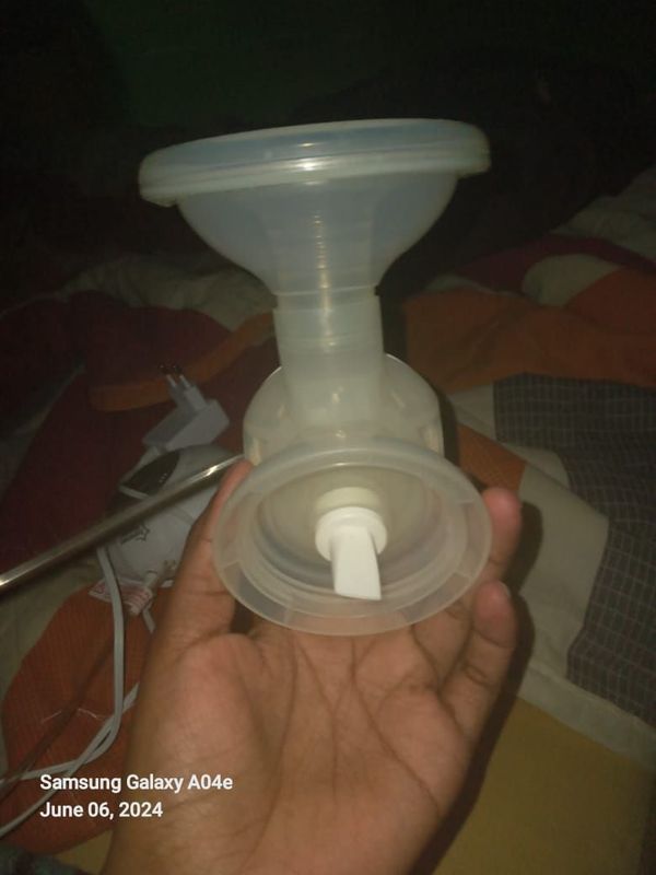 White breast pump