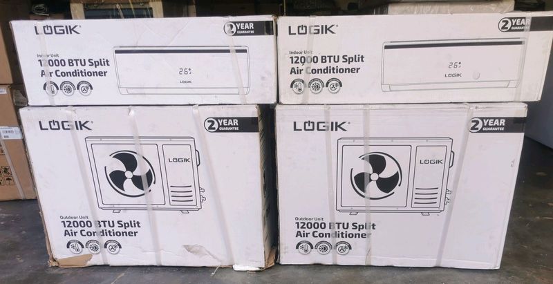 BARGAIN Sealed Logik 12000btu Airconditioner Sets For sale