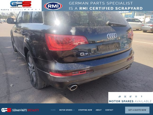 AUDI Q7 2012 USED REPLACEMENT REAR BUMPER SKIN FOR SALE