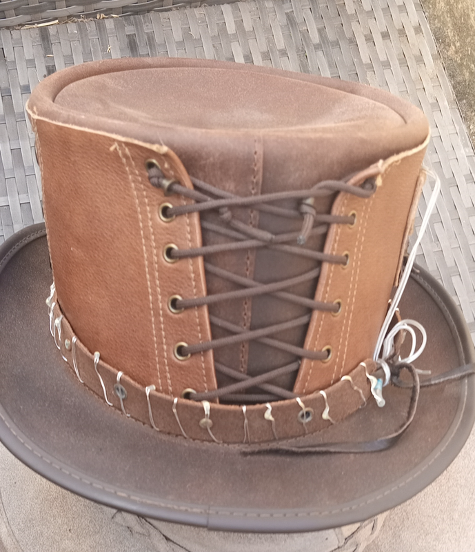 STEAM PUNK HAT.Leather.US Import.Used