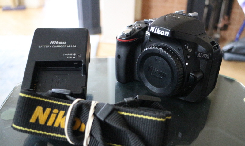 Nikon D5300 Body only, top condition photos show item on sale.