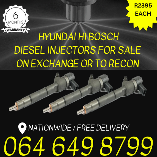 Hyundai H1 diesel injectors for sale on exchange or to recon