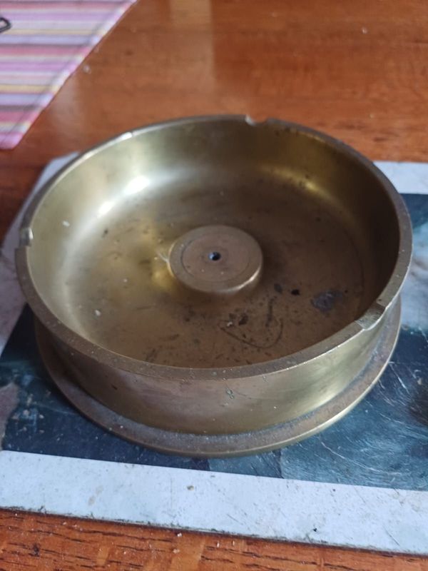 Brass collectable bullet ashtray