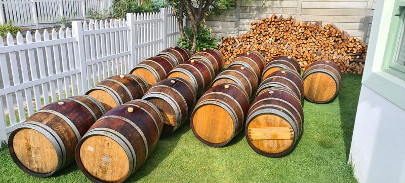 Stunning French oak wine barrels