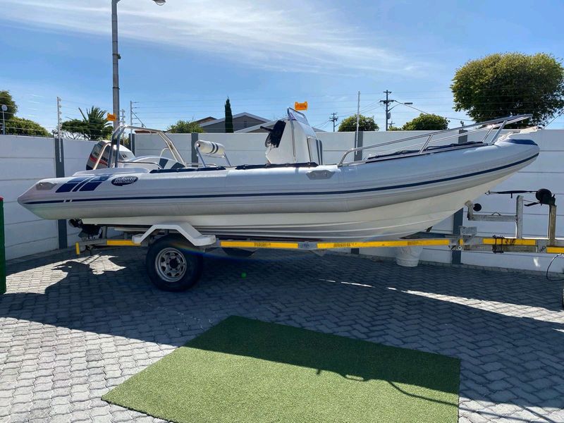 Infanta 6m Sri Rib. Fully rigged with 90hp Mariner Outboard. Lovely condition.