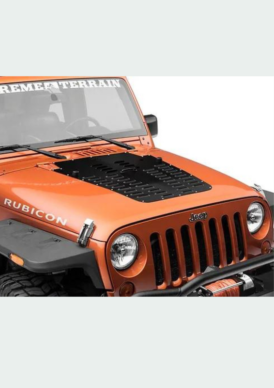 JK Hood Louver with installation template