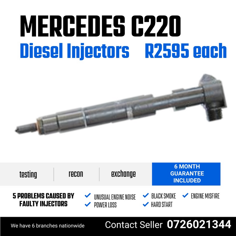 Mercedes C220 diesel injectors for sale