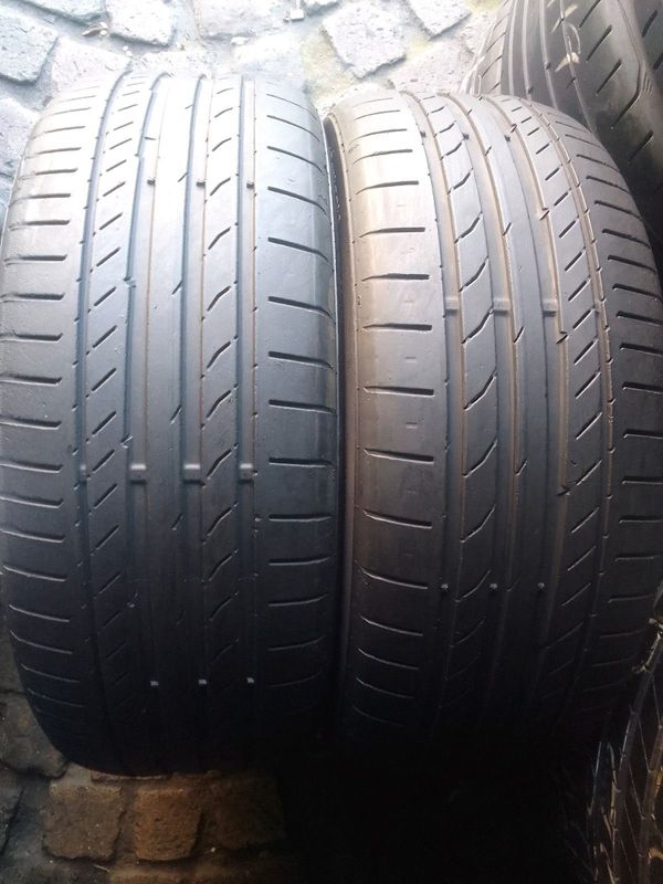 2 x 205/50/R17 CONTINENTAL NORMAL TYRES 85% TREAD LIFE CALL PAUL 0632489024