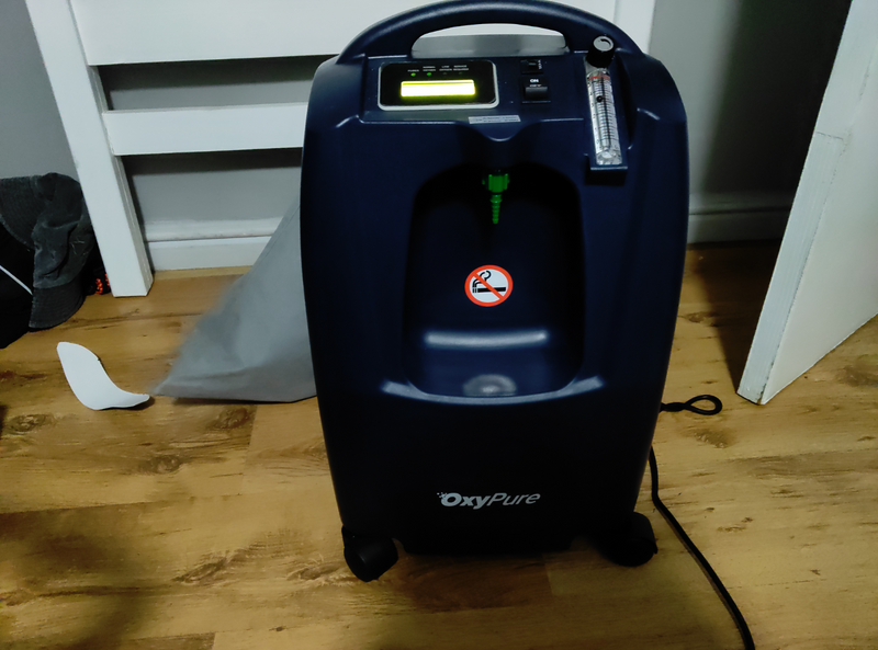 Oxypure home oxygen concentrator