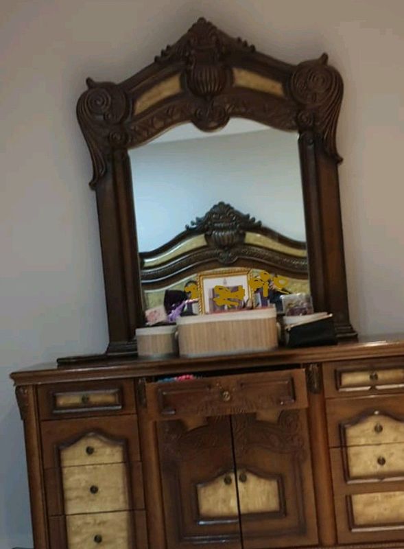 Headboard and Dressing Table