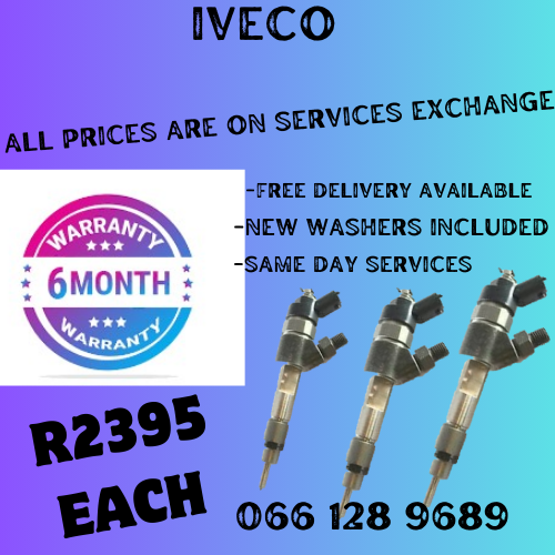 IVECO DIESEL INJECTORS FOR SALE ON EXCHANGE OR TO RECON YOUR OWN