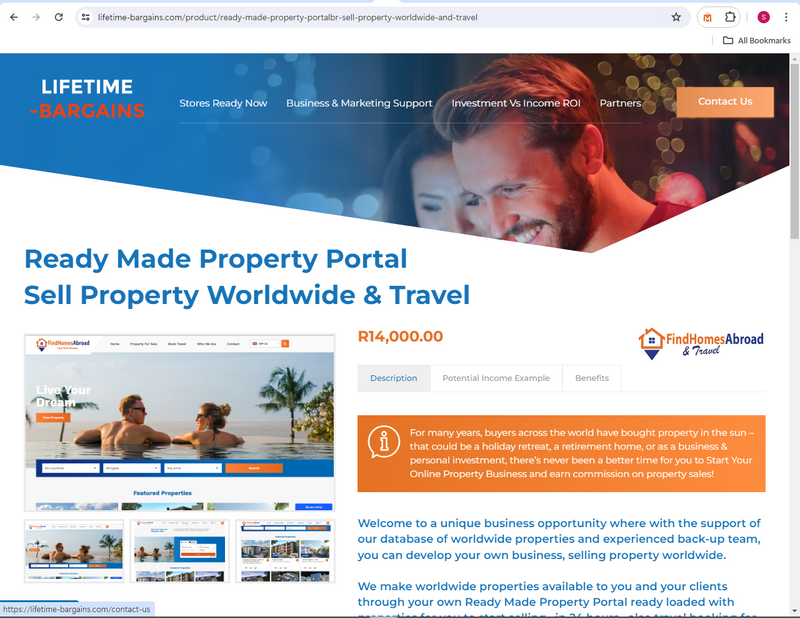 READY MADE PROPERTY PORTAL SELL PROPERTY WORLDWIDE &amp; TRAVEL
