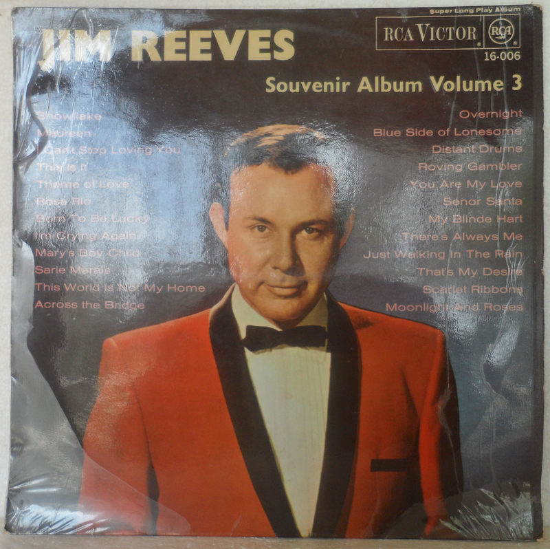 Jim Reeves - Souvenir Album Volume 3 - Vinyl LP (Record) - 1967