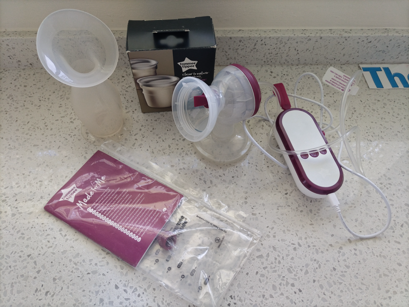 Breastpump, travel pump and cups
