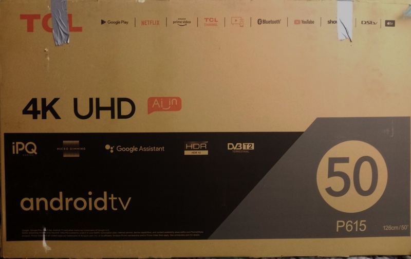 TCL 50&#34; Ultra HD 4K LED android TV