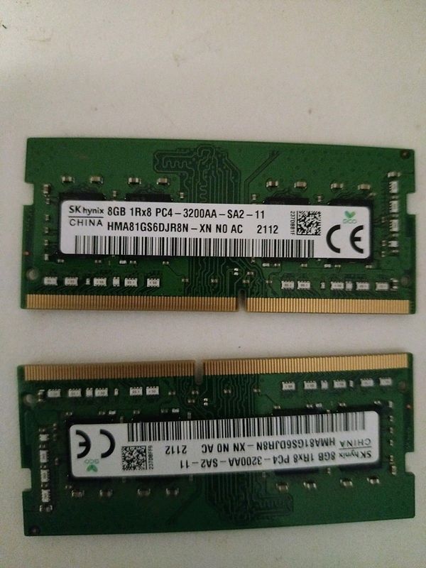 SK hymix 8GB DDR4 3200 (x2 16GB)