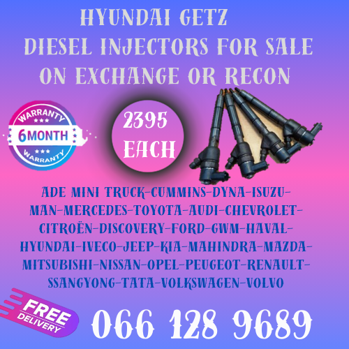 HYUNDAI GETZ DIESEL INJECTORS FOR SALE ON EXCHANGE WITH FREE COPPER WASHERS