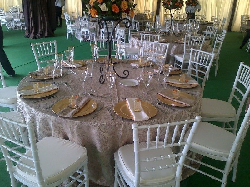 Full decor and party hiring. Tables, chairs,linen,cutlery,crockery and many more.