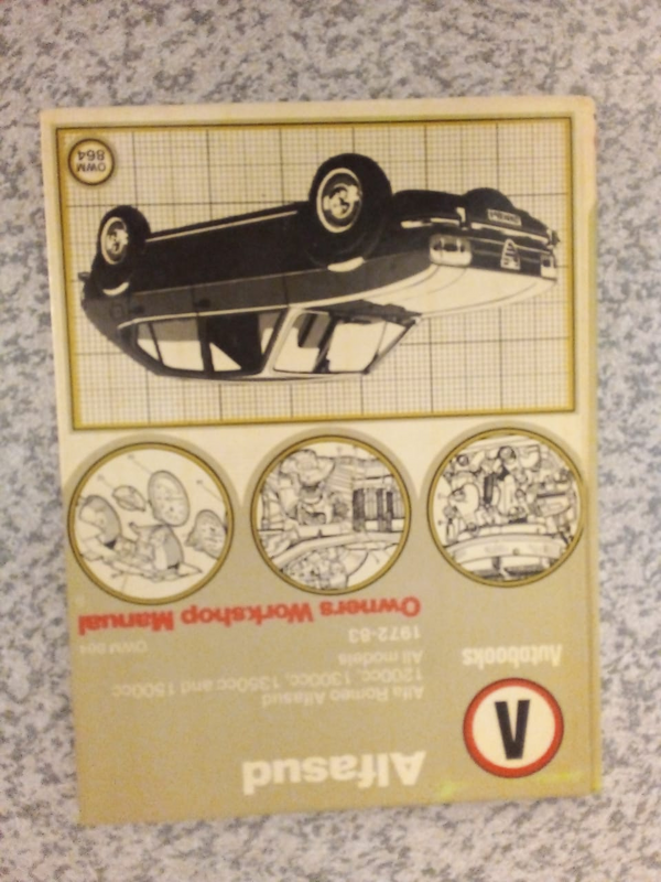 ALFASUD 1972  TO  1983 OWNER MANUAL R150