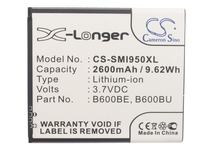 Mobile, SmartPhone Battery	CS-SMI950XL for SAMSUNG Galaxy S 4 Duos etc.