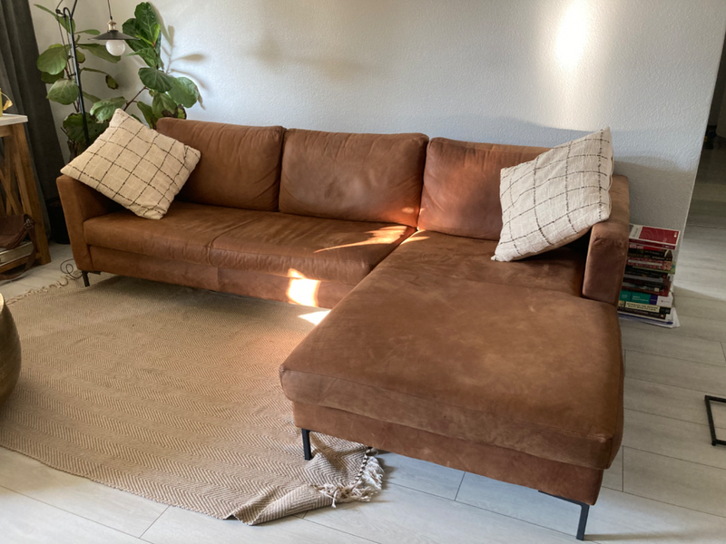 Coricraft leather couch