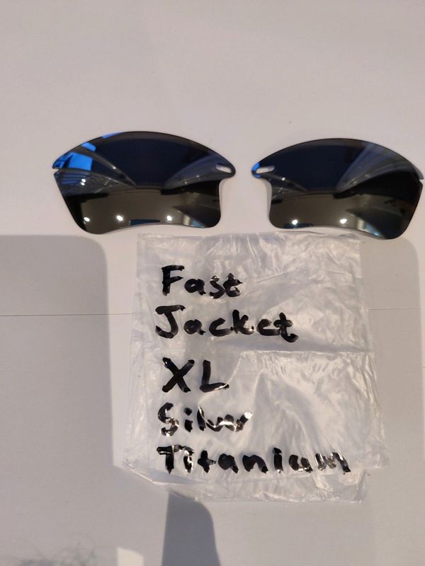 Fast Jacket XL Replacement Lenses- Silver Titanium