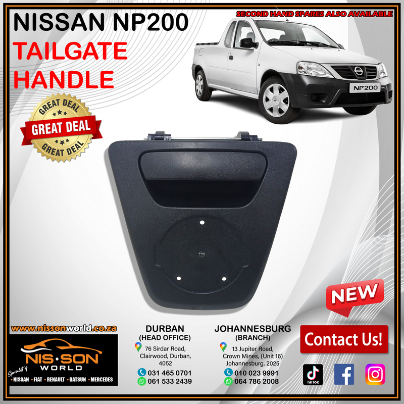 NISSAN NP200 TAILGATE HANDLE