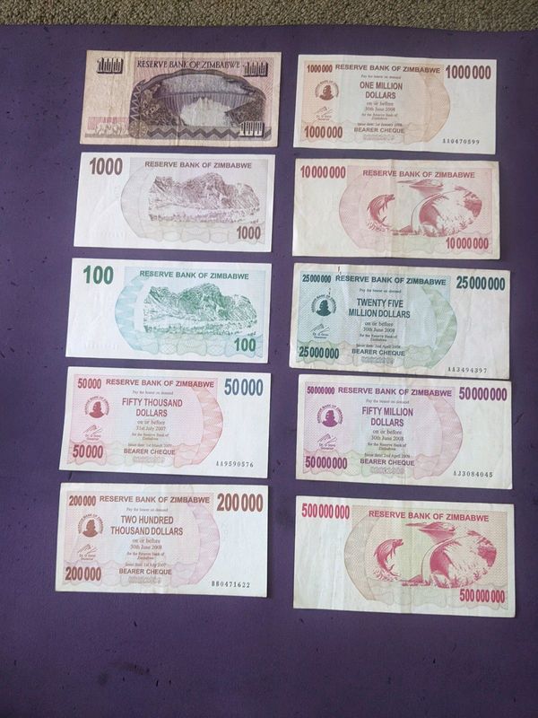 Zimbabwean Banknotes